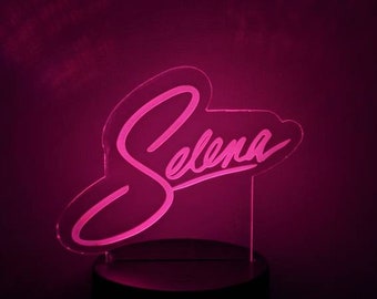 Selena Quintanilla LED Lamp