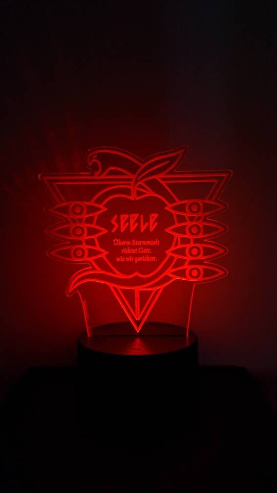 Neon Genesis Evangelion SEELE Organization Night Light LED Lamp - Etsy