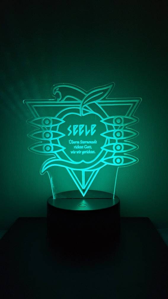 Neon Genesis Evangelion SEELE Organization Night Light LED Lamp - Etsy