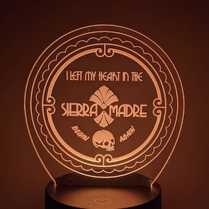 Fallout New Vegas Sierra Madre Night Light LED Lamp