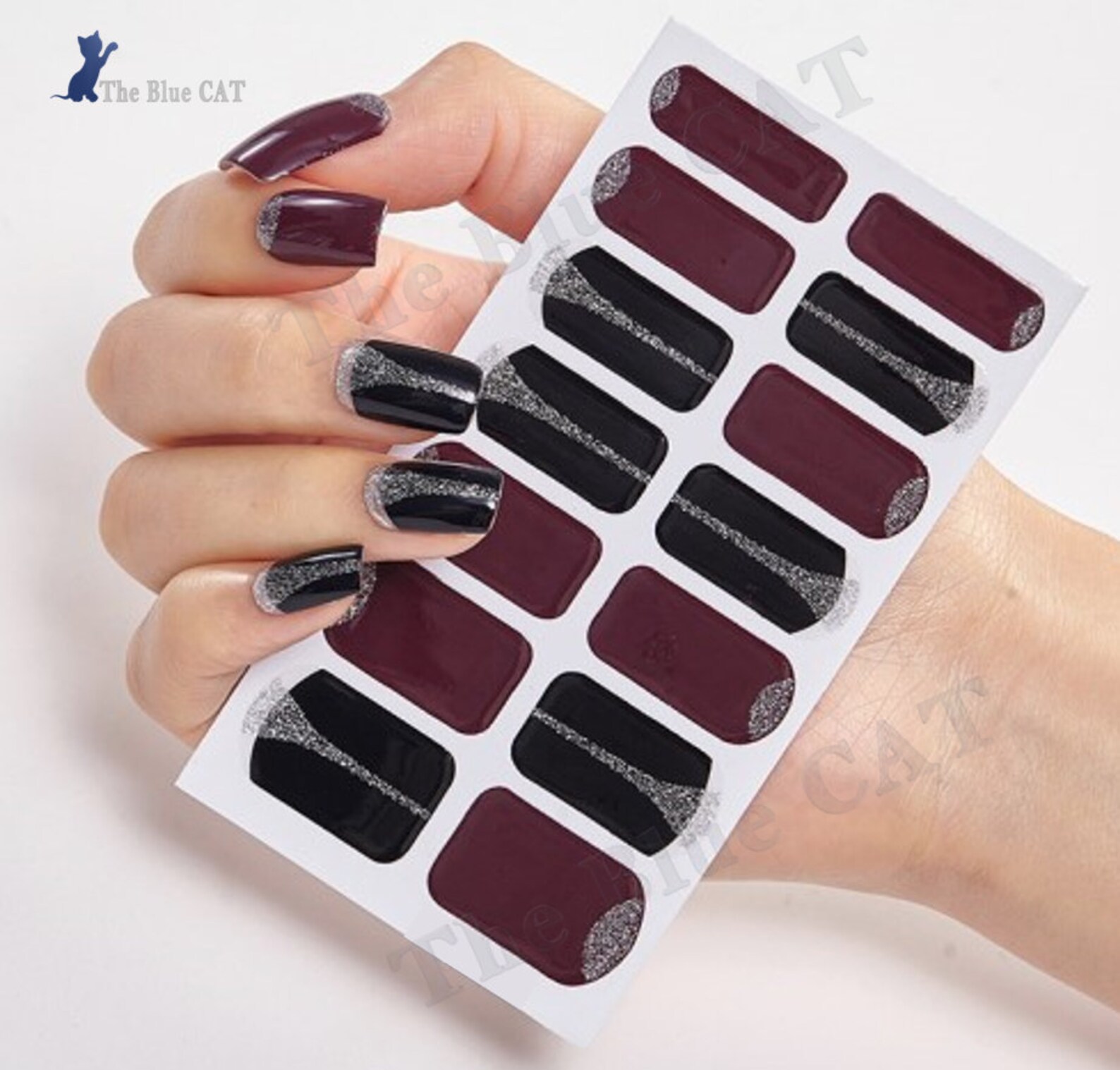 Nail Art Stickers Selfadhesive DIY Stylish Nail Wraps Full Cover