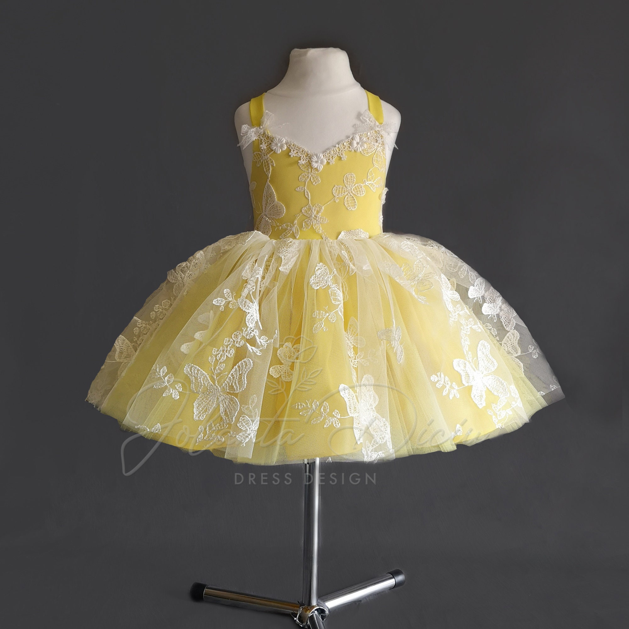 Butterfly Dress for Girl Toddler Birthday Dress Puffy Party Etsy