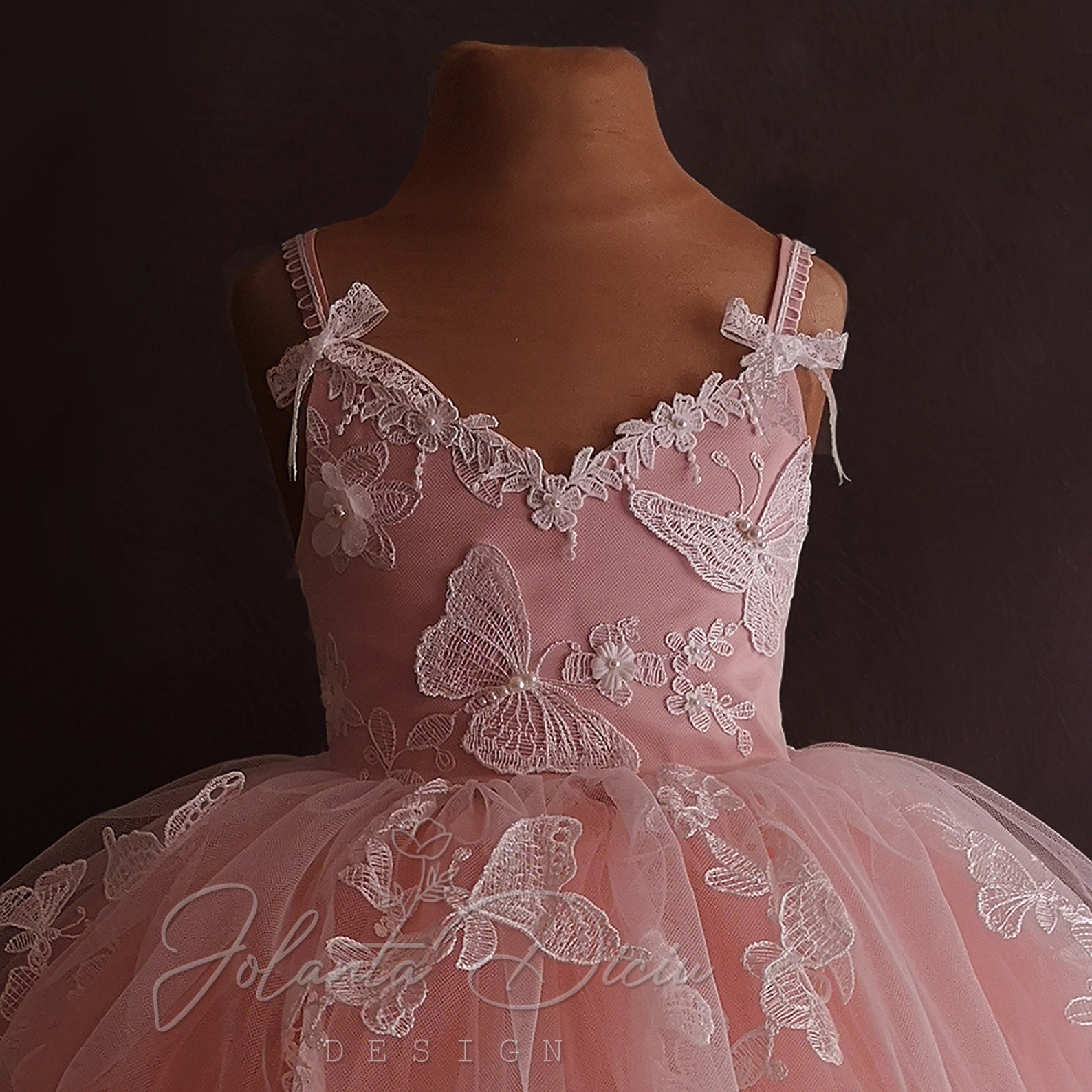 Rustic Pink Butterfly Dress Butterfly Birthday Dress for Etsy