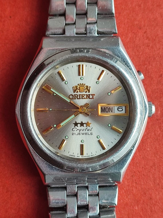 1980's ORIENT 3 Star 469WB3-61 Men's Watch Vintag… - image 9