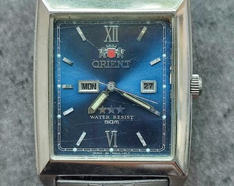Vintage JAPAN ORIENT 17 Jewels Manual Men's Watch | eBay