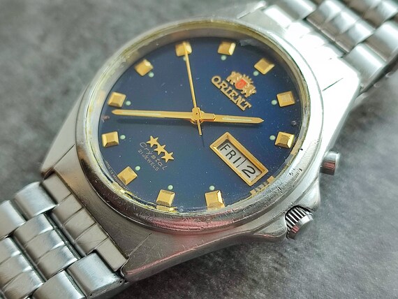 1970 ORIENT 3 Star 469WA9 80 Reloj para hombre Reloj de pulsera automatico mecanico japones vintage SERVICIO Etsy Mexico
