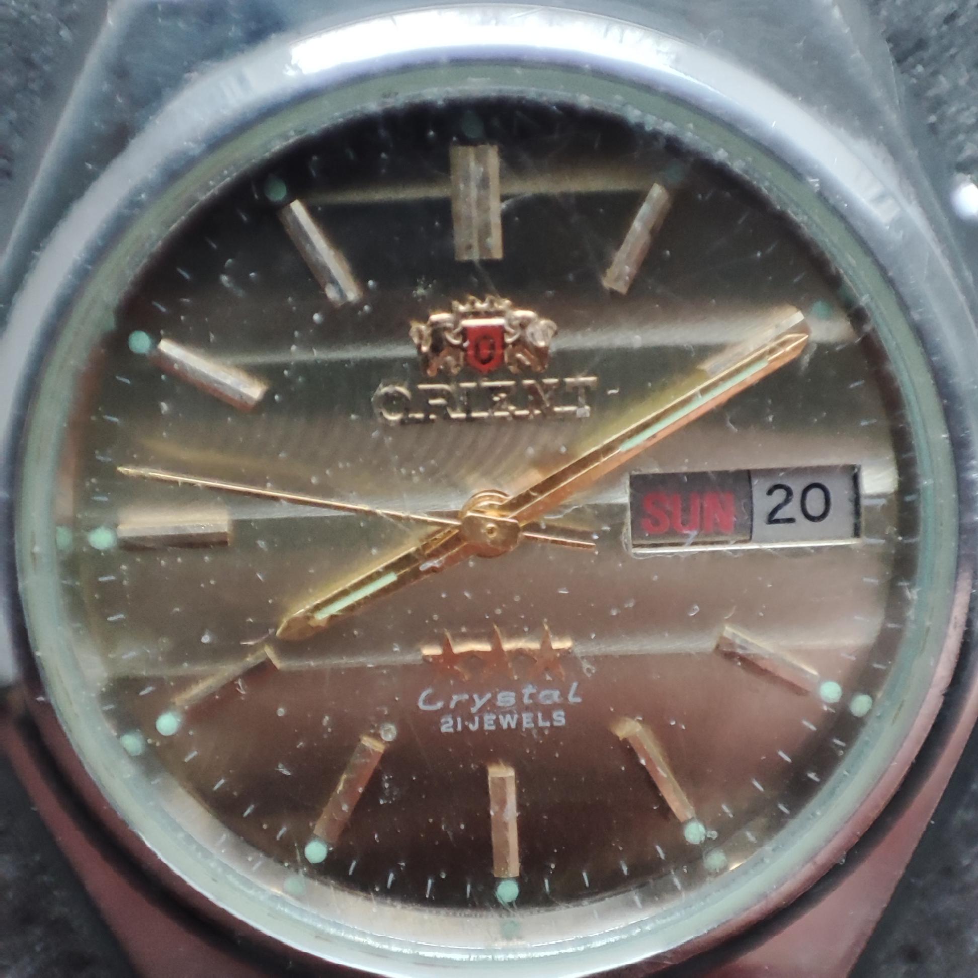 1980's ORIENT 3 Star 469WB7-70 Men's Watch Vintage Japanese