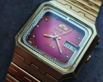 Vintage Watch ORIENT Freza KL 469ED5-41 CA Automatic Day Date