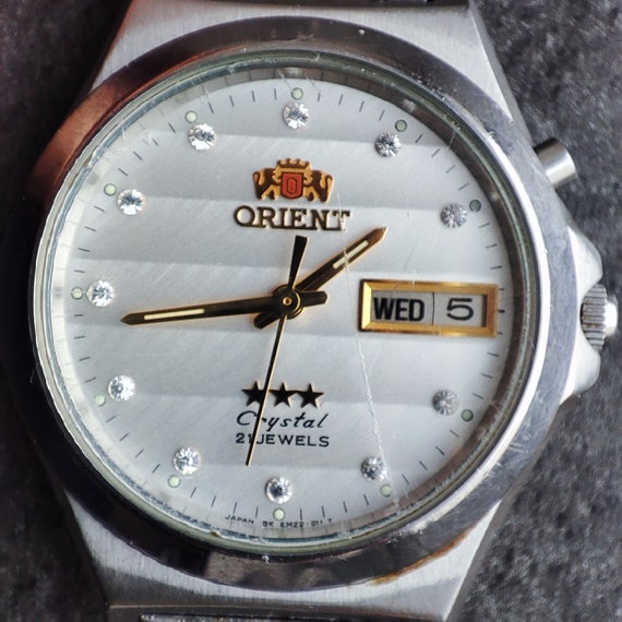 Rare 1980's ORIENT 3 Star AAA Men's Watch Vintage… - image 4