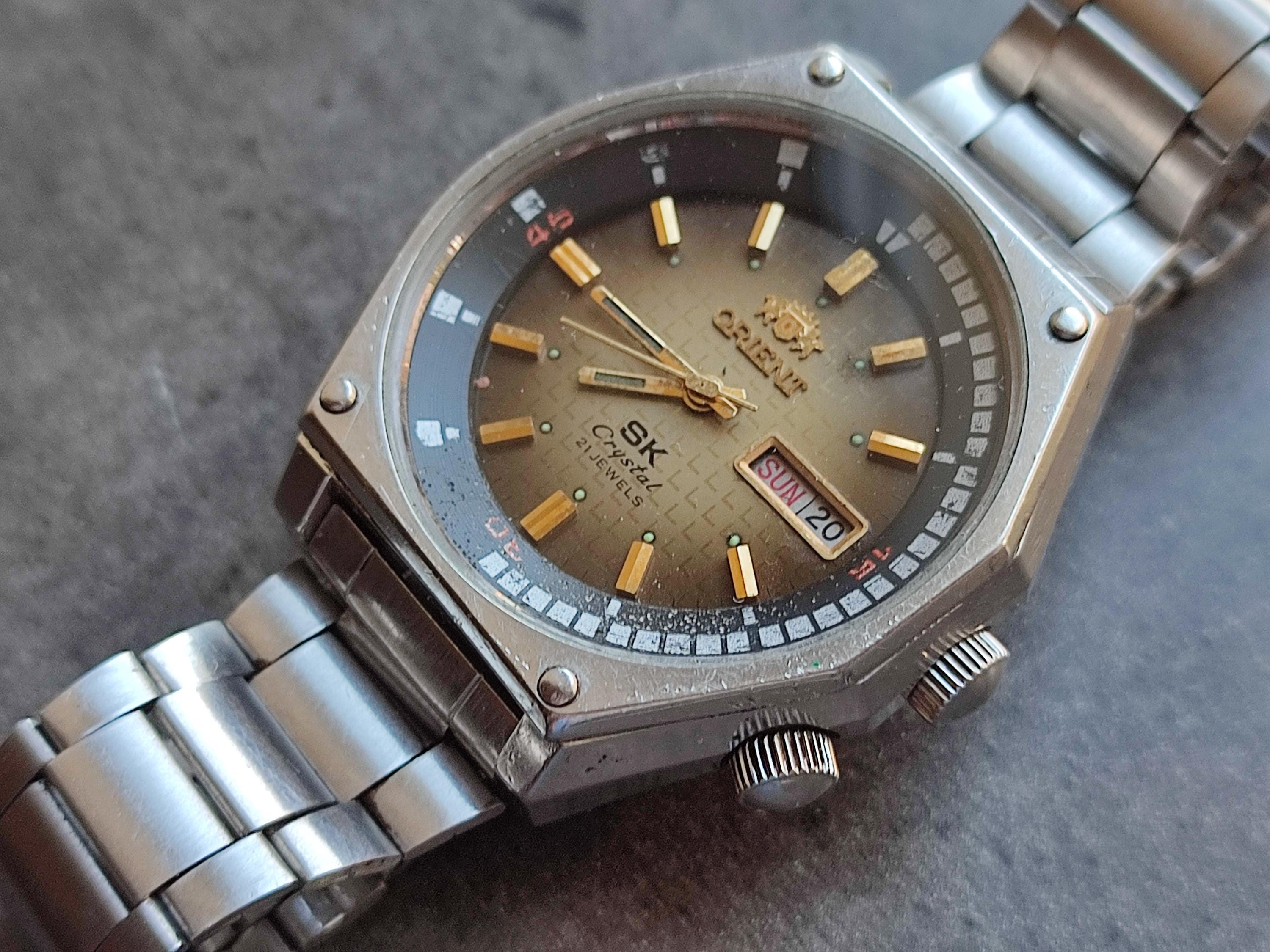 Rare ORIENT SK Y469135A-4A Men's Watch Vintage Japanese