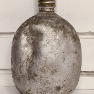 Borraccia militare sovietica 1957 Borraccia da cintura originale dell'esercito sovietico Borraccia in alluminio Accessorio per bottiglia d'acqua militare Soldato