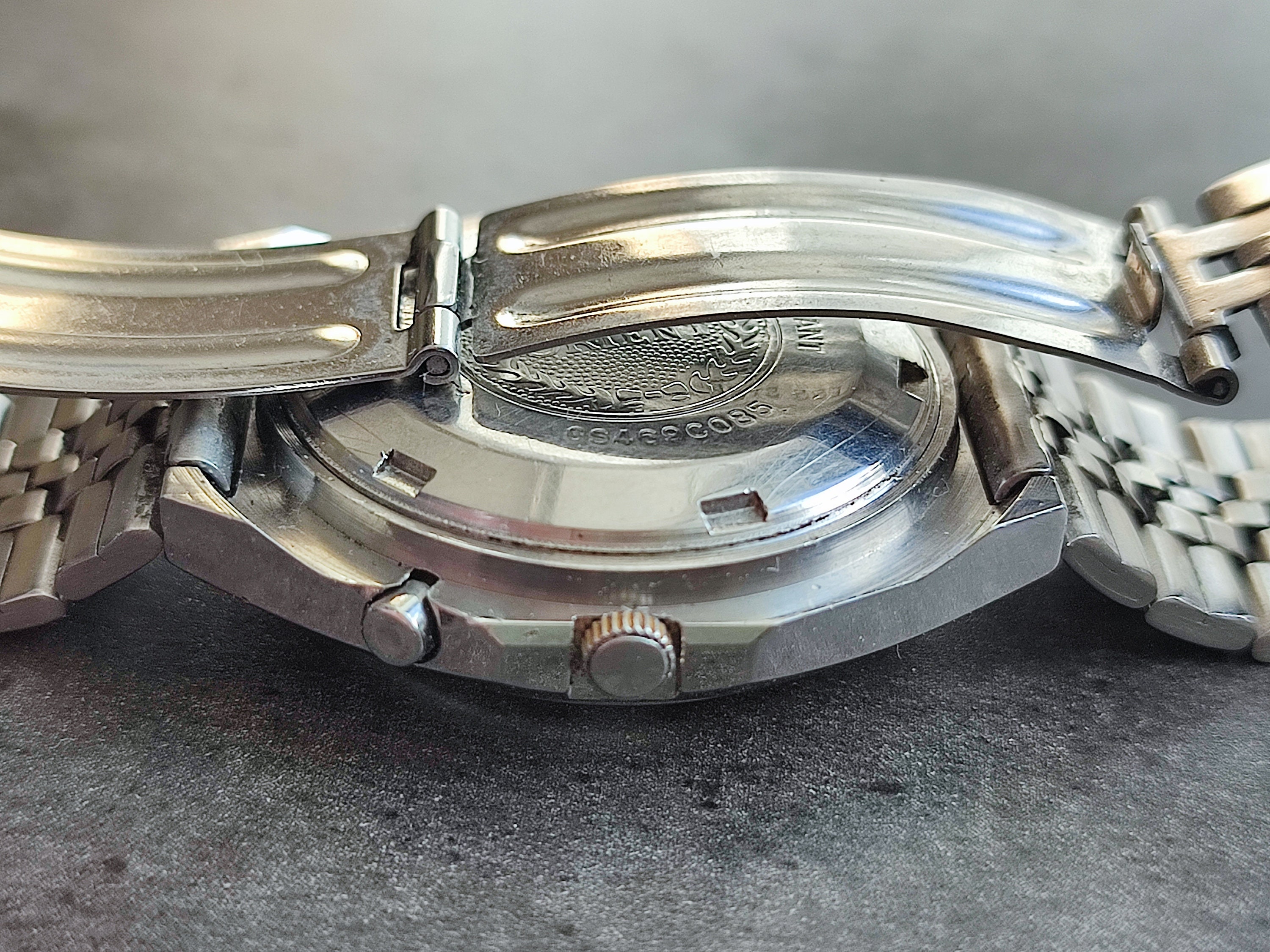 ★マニア用❣️昭和の自動巻★ORIENT.NONSCRACHオリジナル❣️稼働OK❣️ 1970's ORIENT 3 Star OS469C085 Men's Watch Vintage Japanese