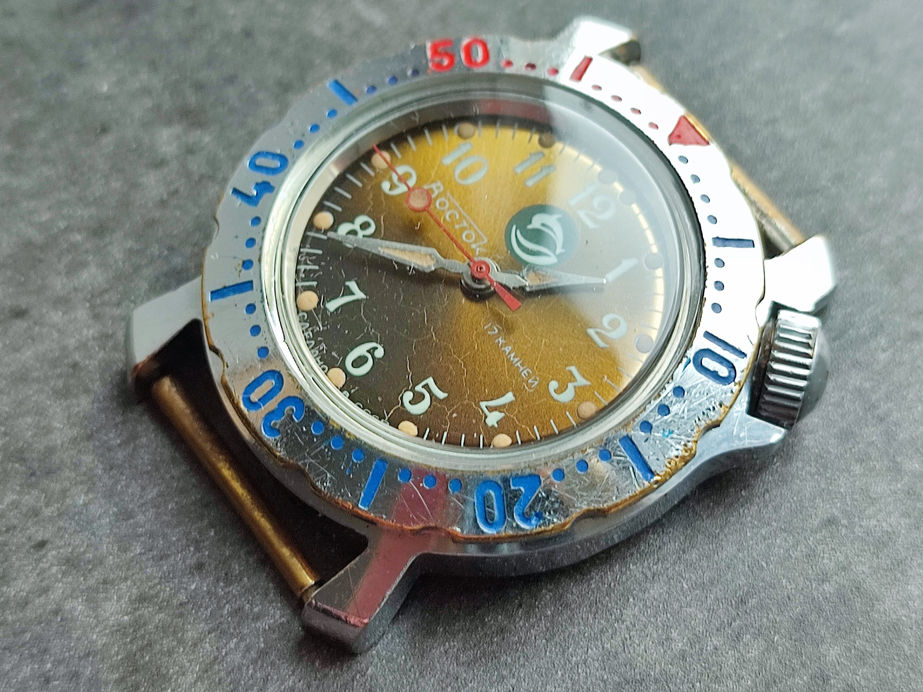 Soviet Watch Vostok Amphibian Wostok Vintage Russian Junior 
