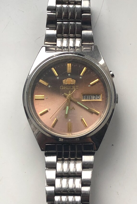 1980's ORIENT 3 Star AAA Men's Watch Vintage Japanese Mechanical