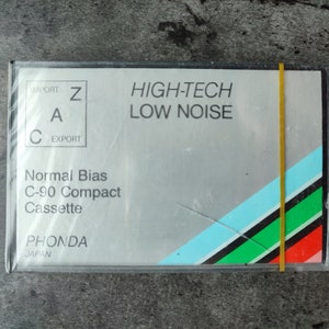 Sealed Cassette PHONDA Hi-Fi High Quality Tape Blank Cassette for Home Recording Blank Cassette for Audiophile JAPAN