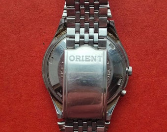 【ORIENT】810305-40 スーパースリム 80's ヴィンテージ 1980's ORIENT 3 Star Men's Watch Vintage Japanese Mechanical