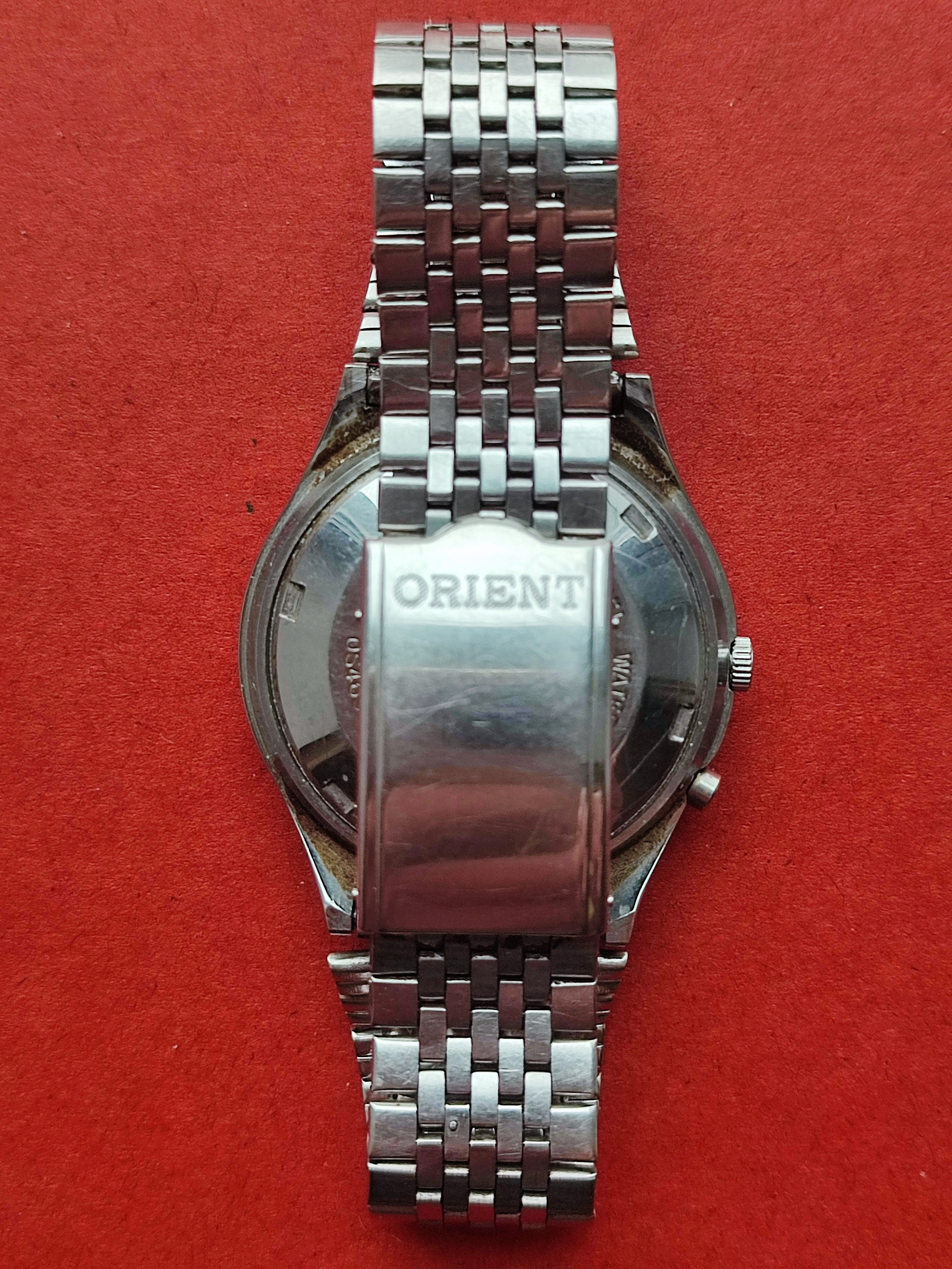 【ORIENT】810305-40 スーパースリム 80's ヴィンテージ Small Ladies Orient KY E4582W-40 BJ Vintage Watch 1980s