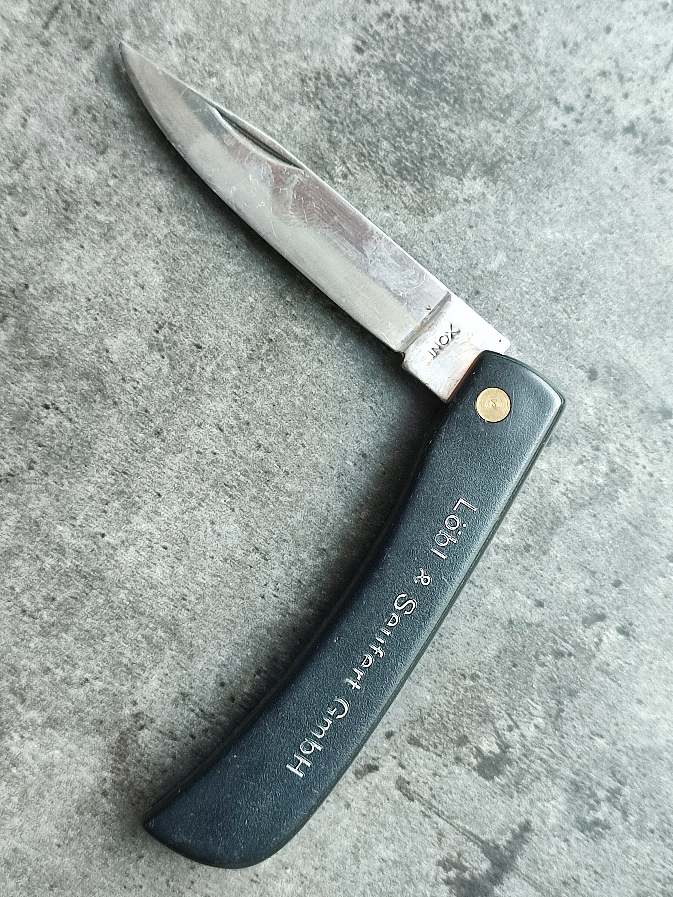 アンティーク折りたたみポケットナイフ Lobl & Seufert ブレード Inox