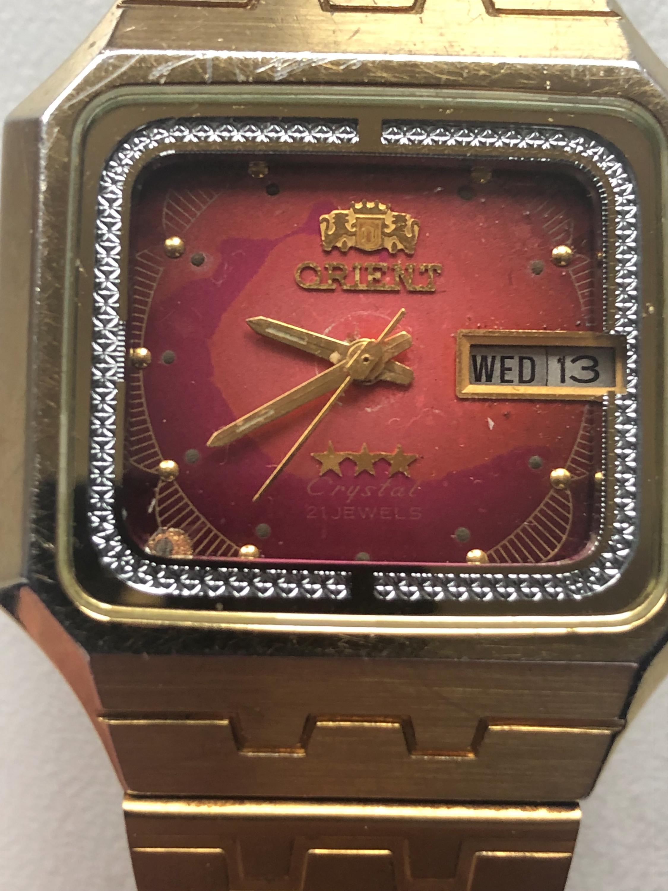 Vintage Watch ORIENT Freza KL 469ED5-41 CA Automatic Day Date