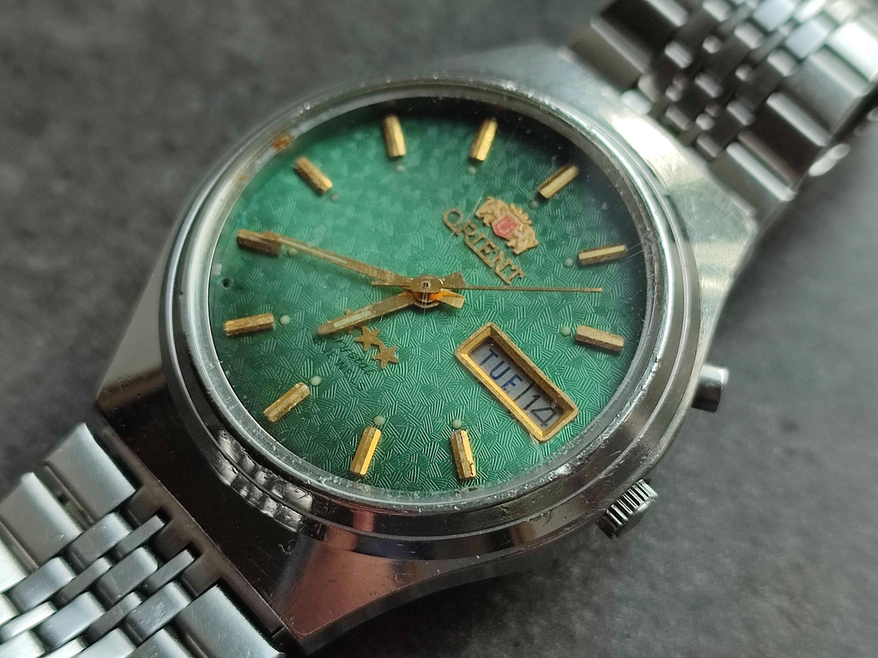 1970's ORIENT 3 Star OS469C619E Men's Watch Vintage Japanese