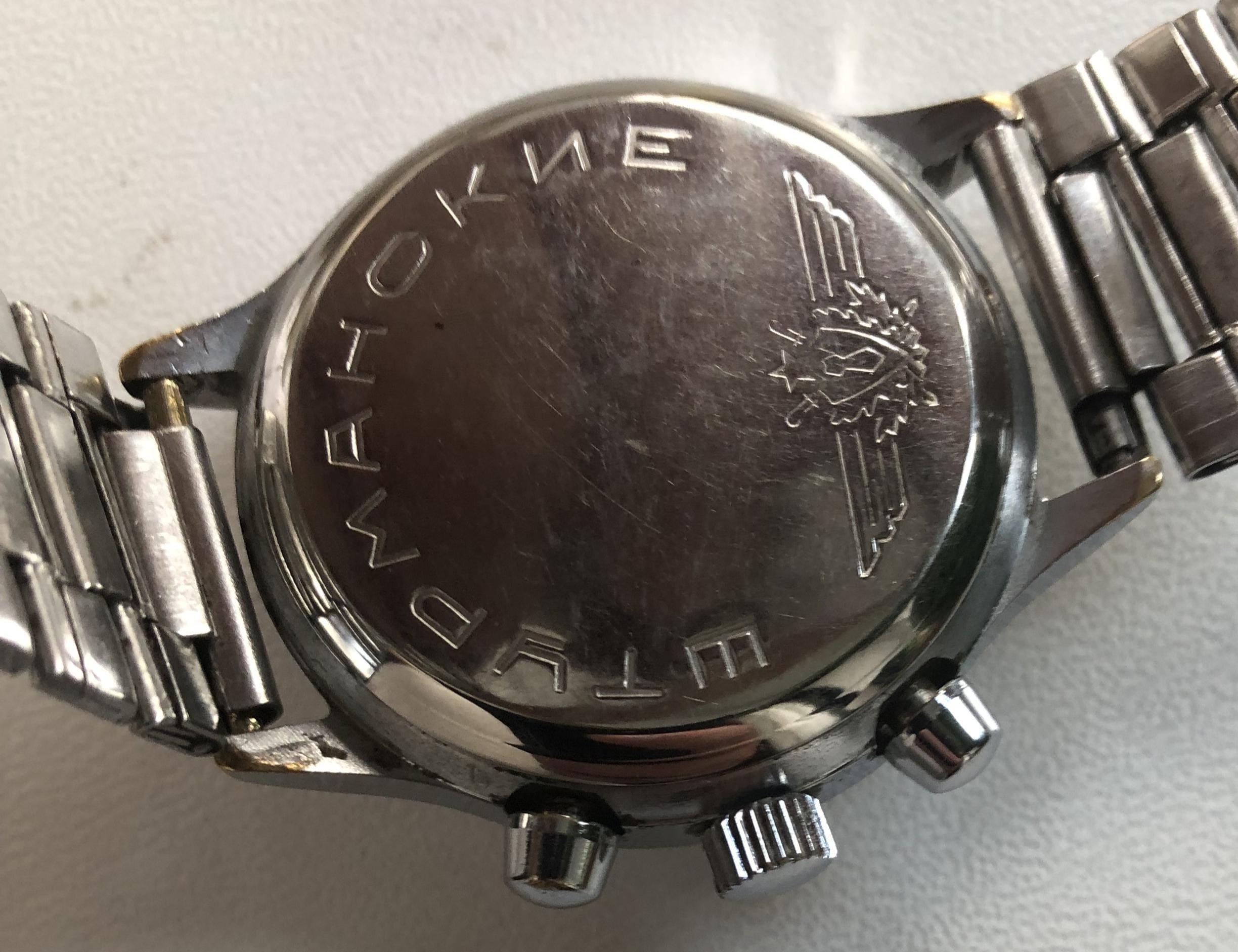 Vintage Soviet Sturmanskie Poljot 3133 Chronograph Pilot Watch