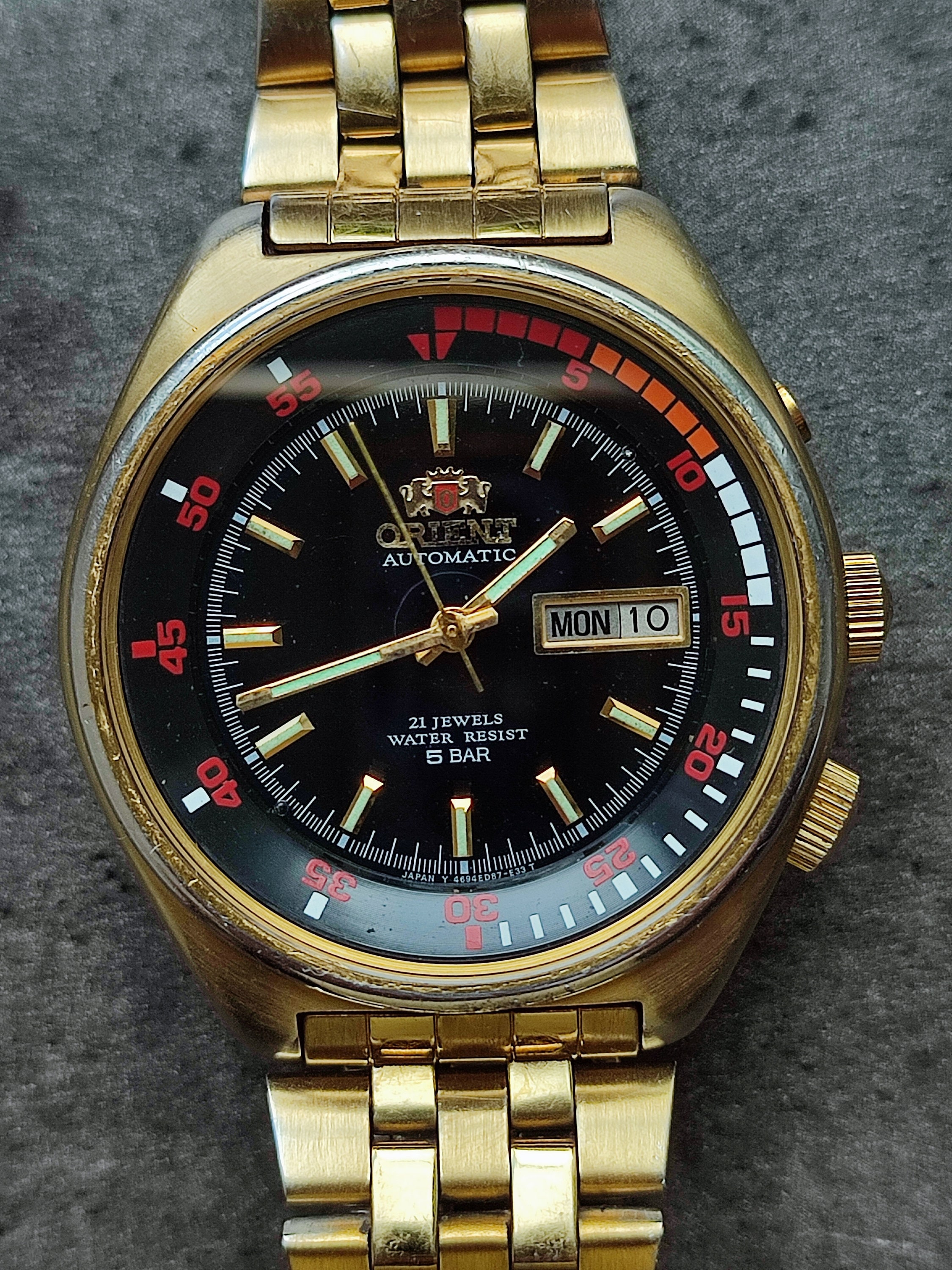 Rare ORIENT 469EE1 70 Divers 50m Men s Watch Vintage Japanese Mechanical Automatic Wrist Watch SERVICED Etsy