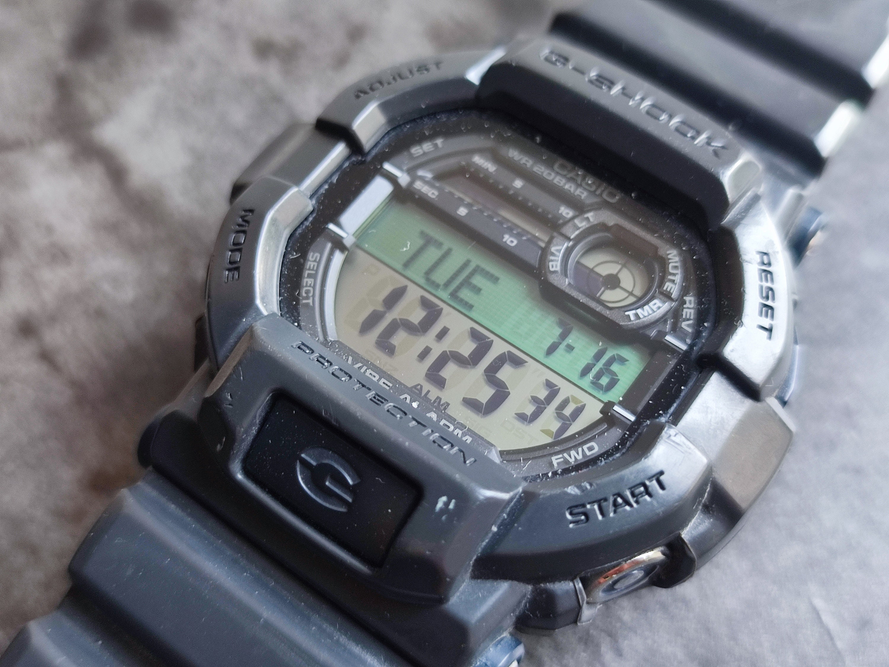 Vintage Watch Casio G-shock GD-350 Protection Men's Wrist Vintage Watch Casio G-shock GD-350 Protection Men's Wrist