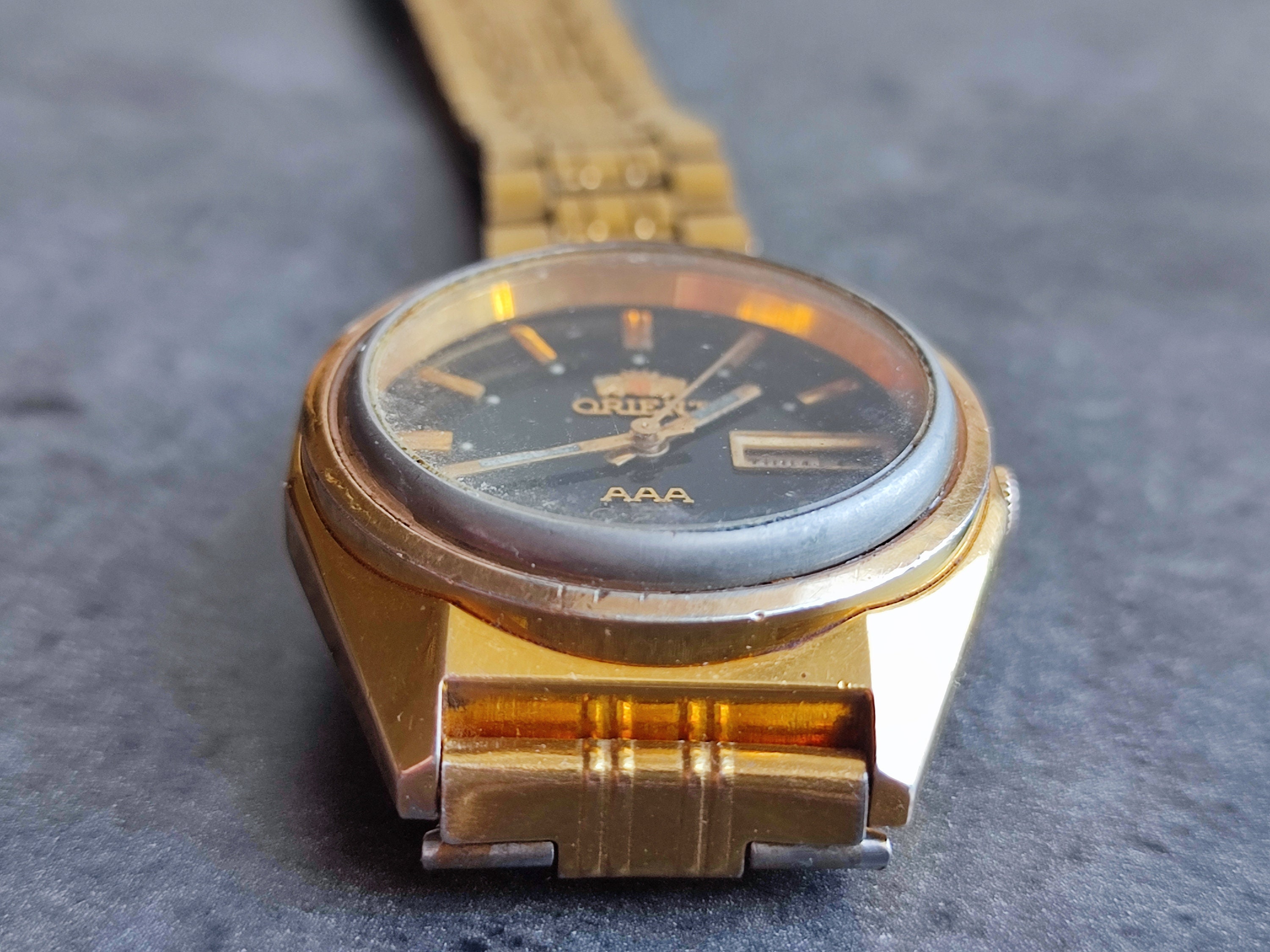 1970s Vintage Orient Automatic Watch, Gold Tone, Serviced - Etsy