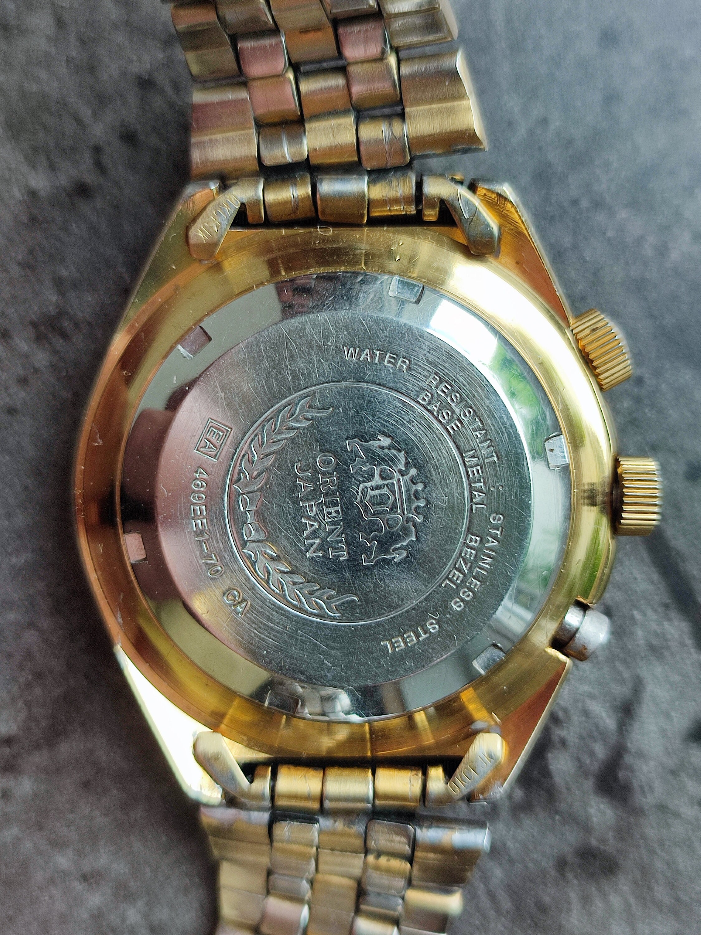 Montre Orient Automatique Vintage G 46958-7A CA - Modèle Années 70 - Neuf Avec étiquettes - Rare
