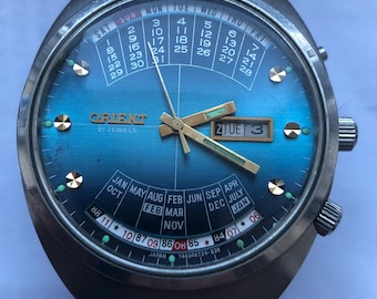 Rare Japan Automatic Watch ORIENT COLLEGE Y469672-4A Perpetual