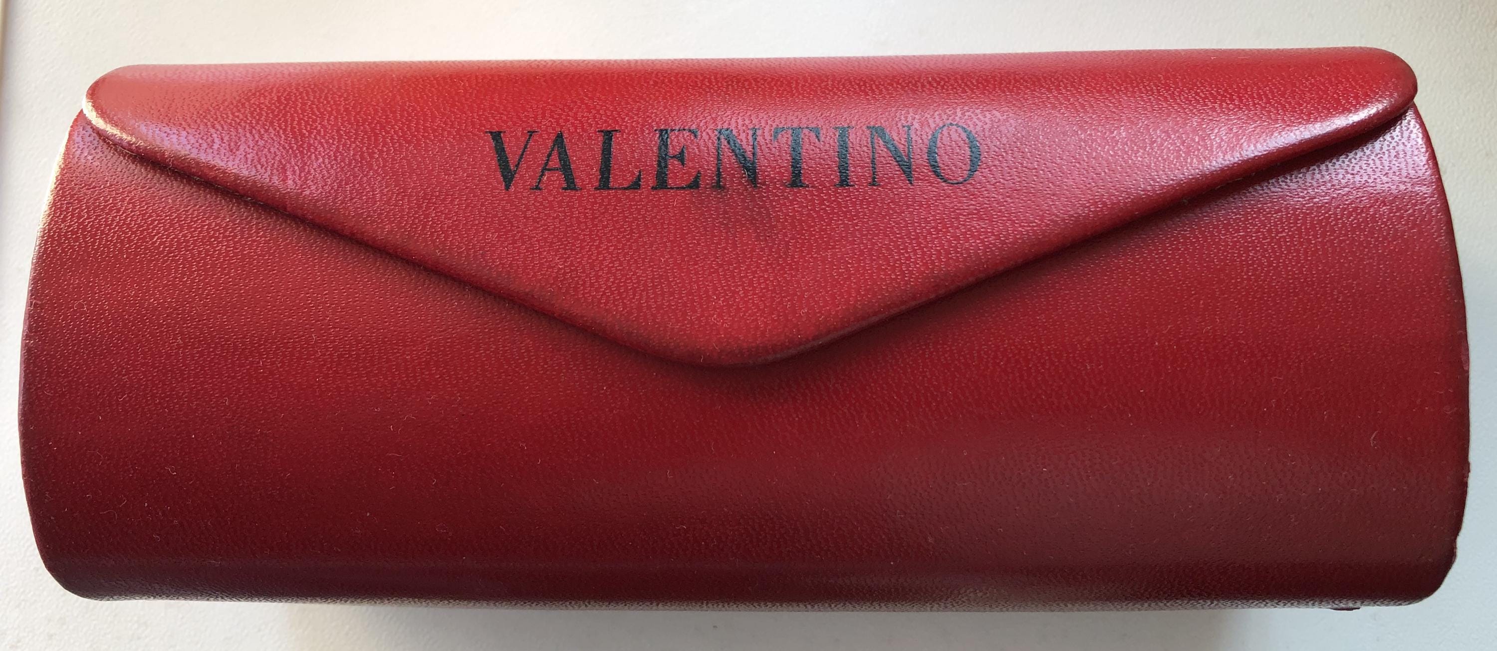Valentino prescription glases with Red Leather Eyeglass Case I recently saw another creator, repurpose, eyeglass cases  main image 4