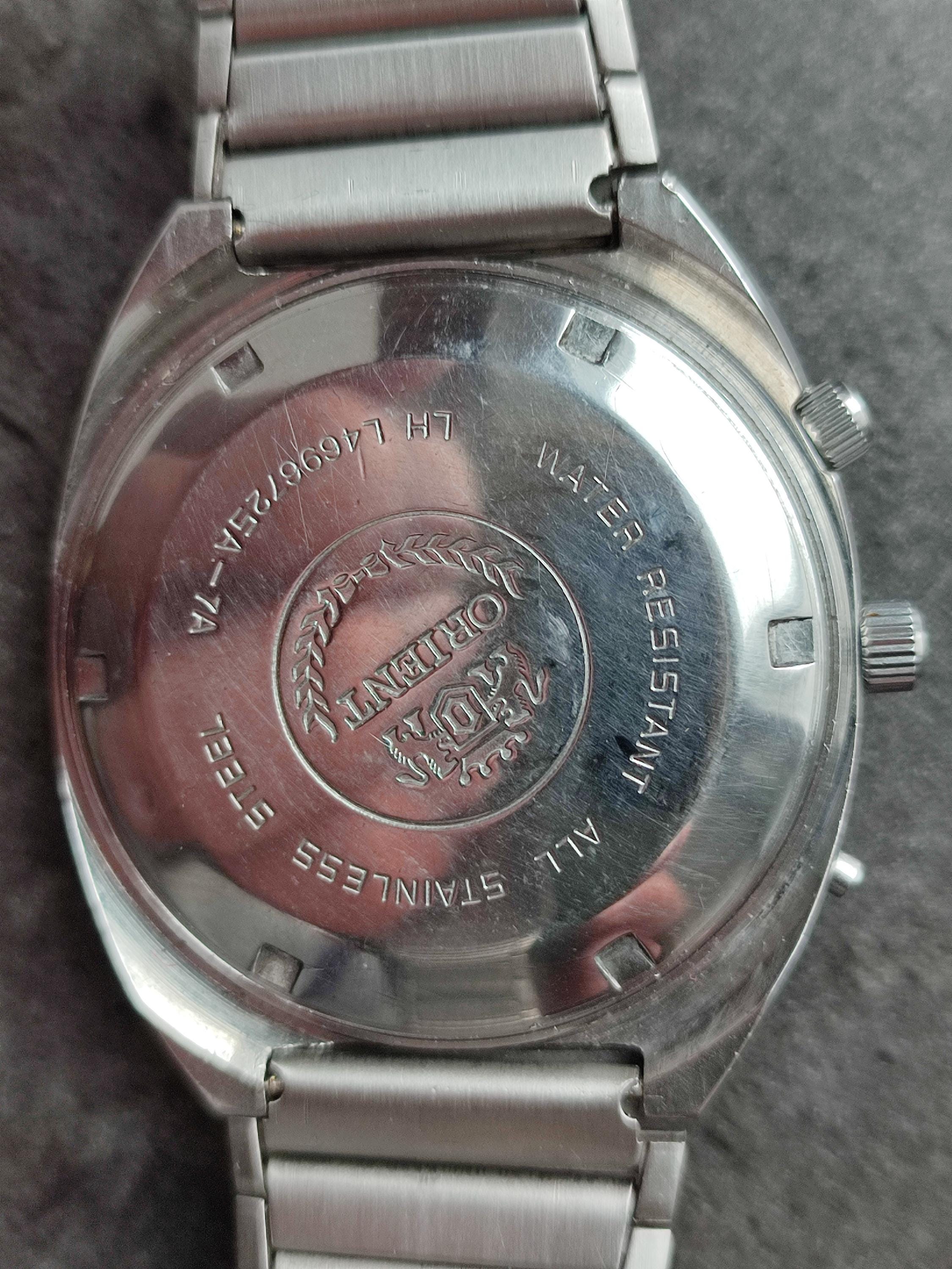 Rare Automatic Watch ORIENT COLLEGE L469672SA-7A Perpetual Multi