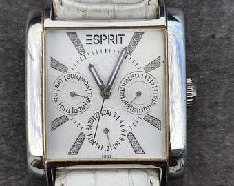 Vintage Designer Herrenuhr Esprit Quartz Mod 805-ALL Wasserdicht