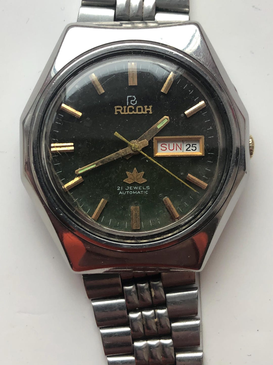 1970's RICOH Men's Watch Vintage Japanese Mechanical Automatic