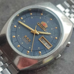1970&#39;s ORIENT 3 Star  469WD4-80 Men&#39;s Watch Vintage Japanese Mechanical Automatic wrist watch SERVICED