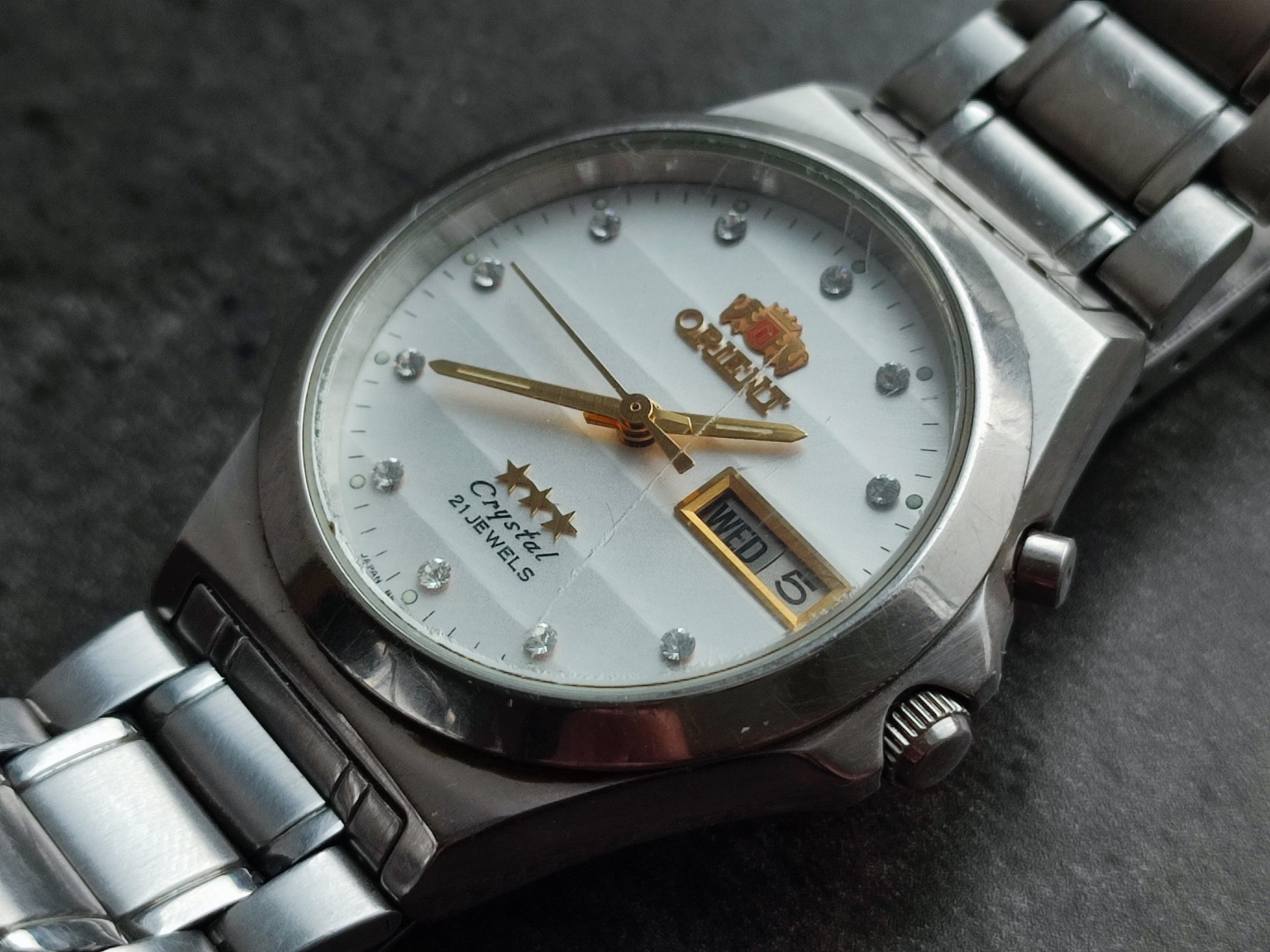 Rare 1980's ORIENT 3 Star AAA Men's Watch Vintage Japanese