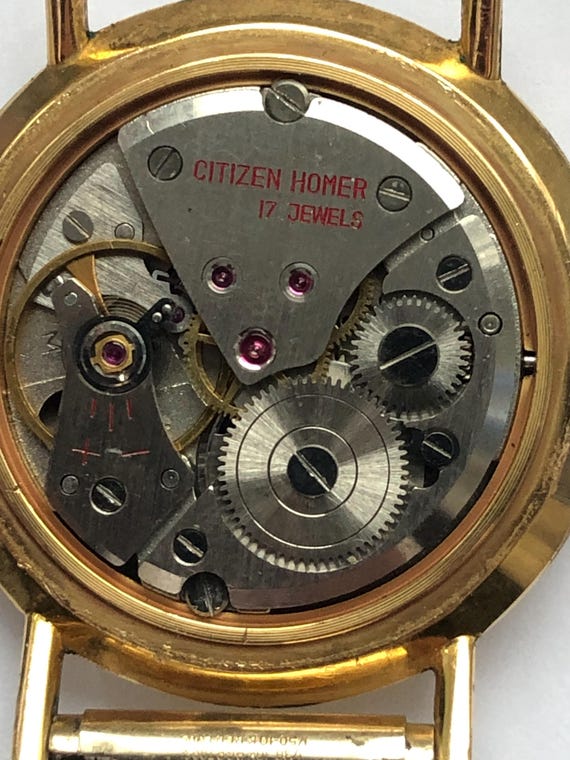 1960s Citizen Homer Mechanical Watch 17 Jewels Serviced Running