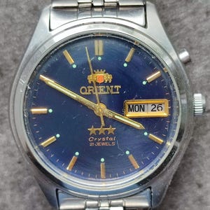 1980's ORIENT EMOK-C0 Star AAA Men's Watch Vintage Japanese Mechanical Automatic wrist watch Serviced