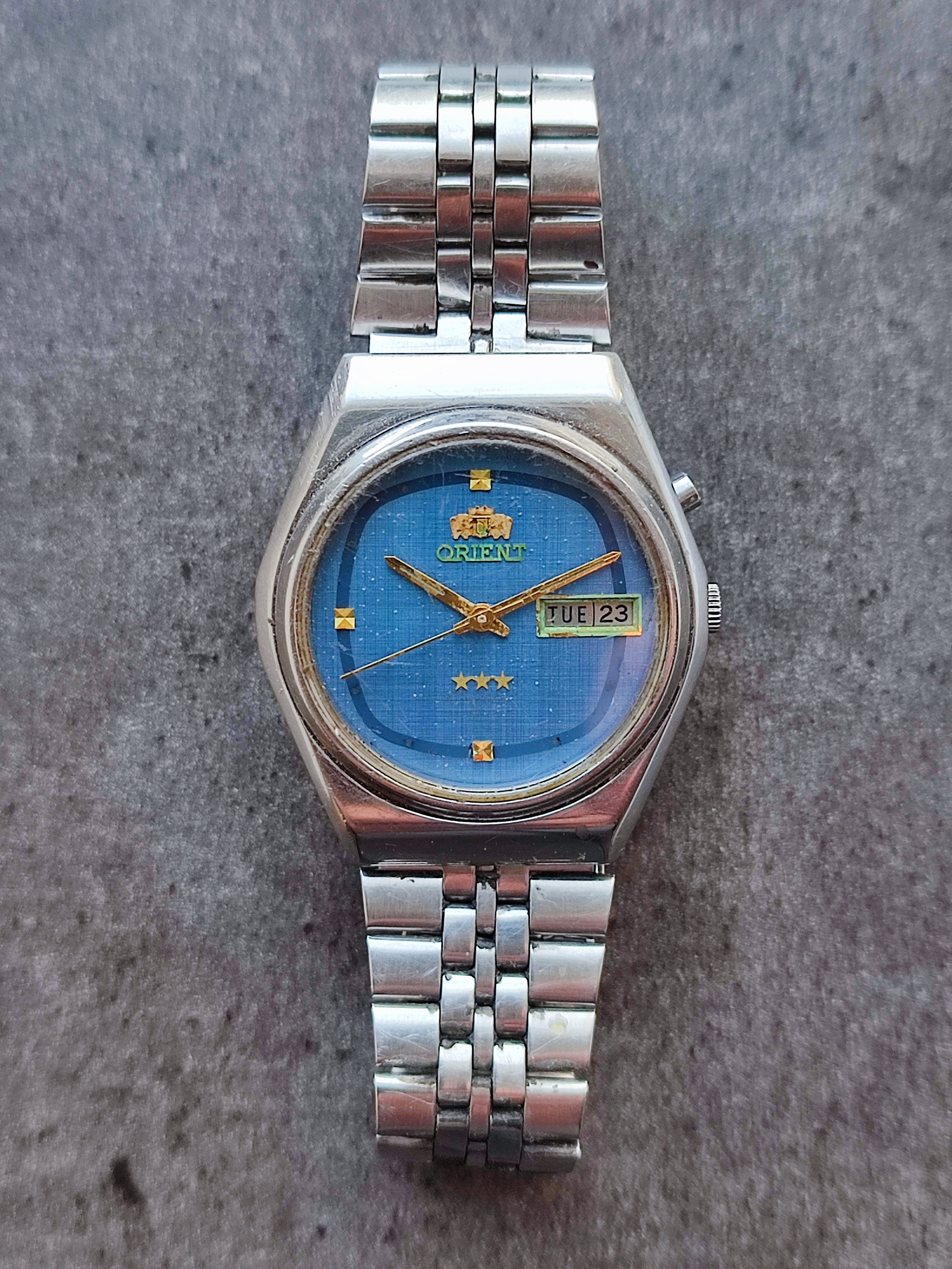 1970's ORIENT 3 Star KY 469L0B-71 Men's Watch Vintage 1970's ORIENT 3 Star KY 469L0B-71 Men's Watch Vintage