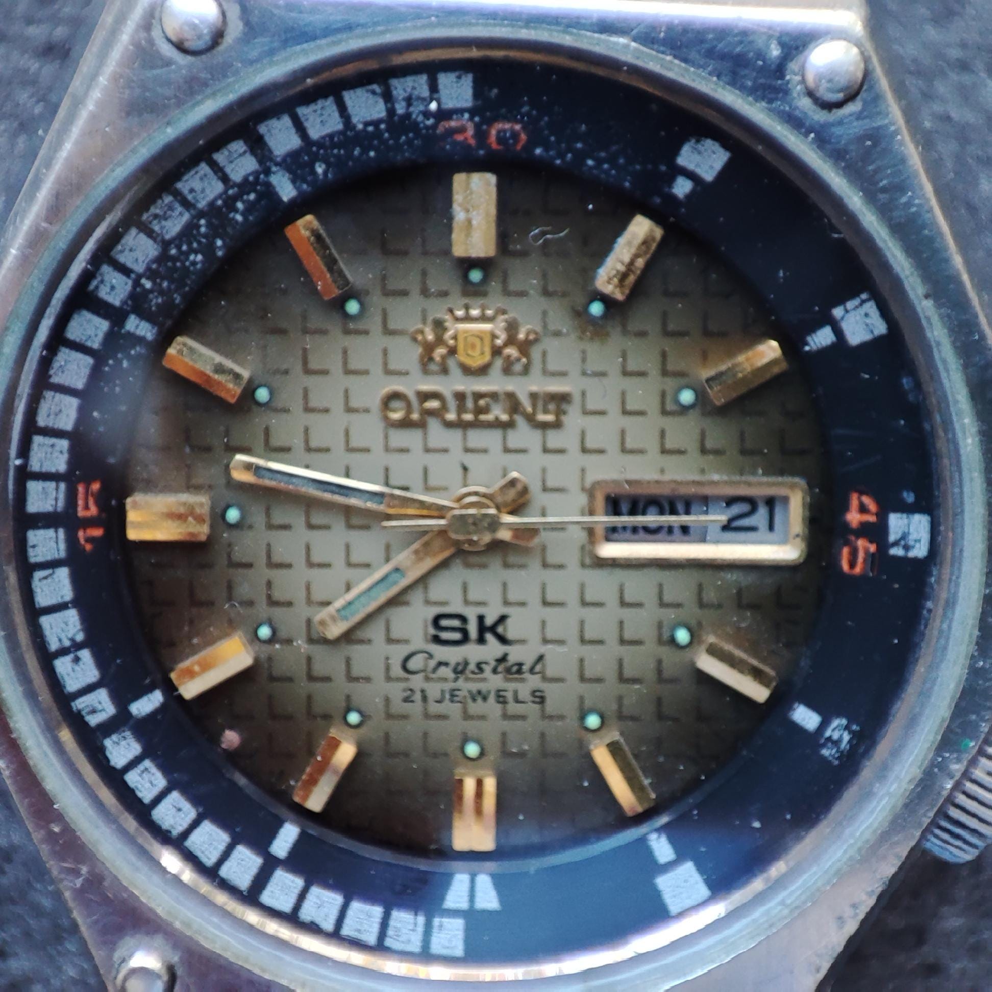 Rare ORIENT SK Y469135A-4A Men's Watch Vintage Japanese Mechanical