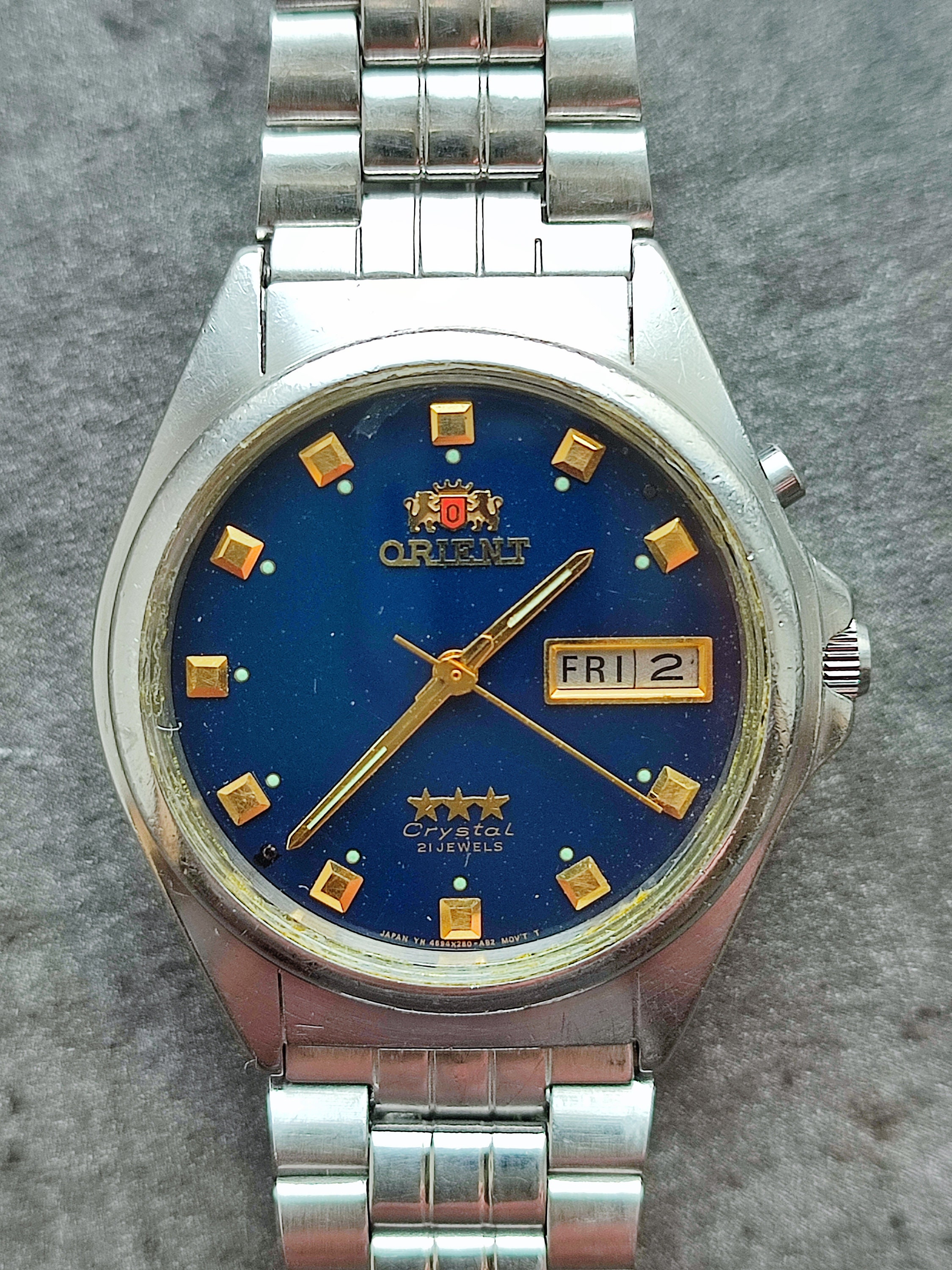 1970 s ORIENT 3 Star 469WA9 80 Men s Watch Vintage Japanese Mechanical Automatic Wrist Watch SERVICED Etsy