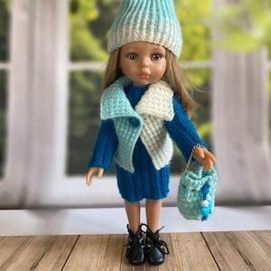 Clothing set for Paola Reina doll clothes Autumn outfit for doll Knitted clothes for Paola Reina Handmade doll clothes