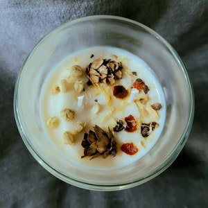 AMBER - Scented Soy Candle with Old Fashioned Glass
