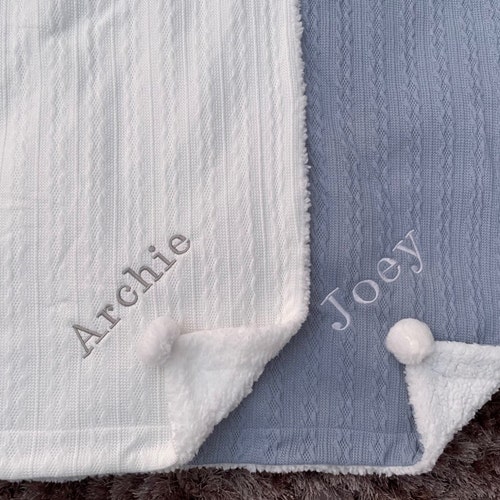 Personalized Custom Blanket Name Blanket Blanket Gift Baby Etsy Canada