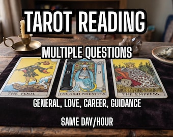 Tarot Reading - Same Day Any Question Love, Career, General, Witch Spiritual Guidance
