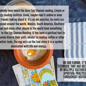 Egg Cleanse Reading - Evil Eye Removal Support, Protection and Return to Sender Divination image 4