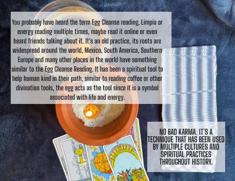Egg Cleanse Reading - Evil Eye Removal Support, Protection and Return to Sender Divination image 4