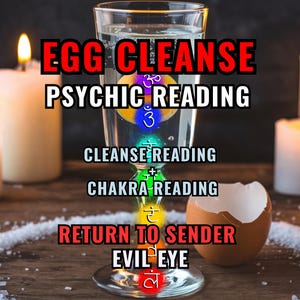 Purification des œufs par la divination - Flux des chakras, mauvais œil, lecture de retour à l'expéditeur