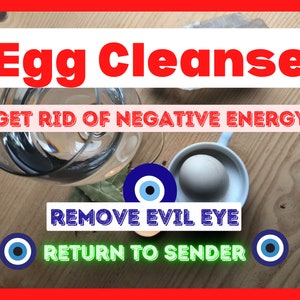 Egg cleanse return to sender protection spell - remove evil eye - evil eye protection empath protection spell - curse removal and protection