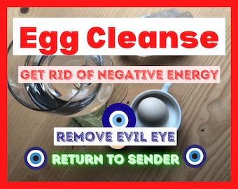 Egg cleanse return to sender protection spell - remove evil eye - evil eye protection empath protection spell - curse removal and protection